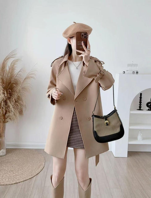 Women Short Trench Coat